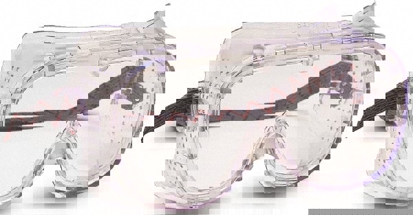 Safety Goggles: Dust, Scratch-Resistant, Clear Polycarbonate Lenses